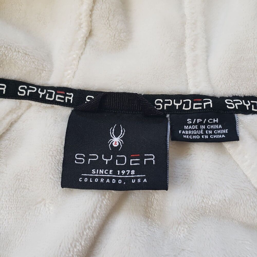 Spyder Women’s Softshell Jacket Water Resistant Terry Fleece Lined White Size S - Picture 5 of 10